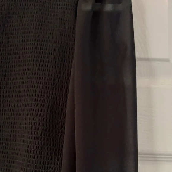 Wilfred Black Sheer Long Sleeve Blouse - Picture 4 of 5